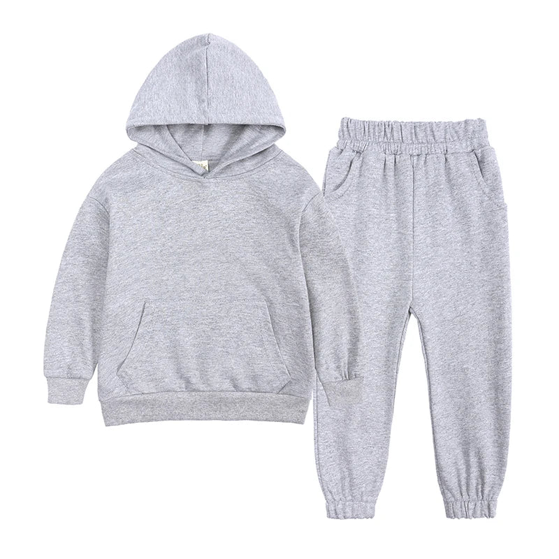 New Arrival Sport Suit for Boys Clothing Set Casual Warm Hoodie Long Sleeve Tops Pant Clothes For Kids Outfits Tracksuit 2 Pcs
