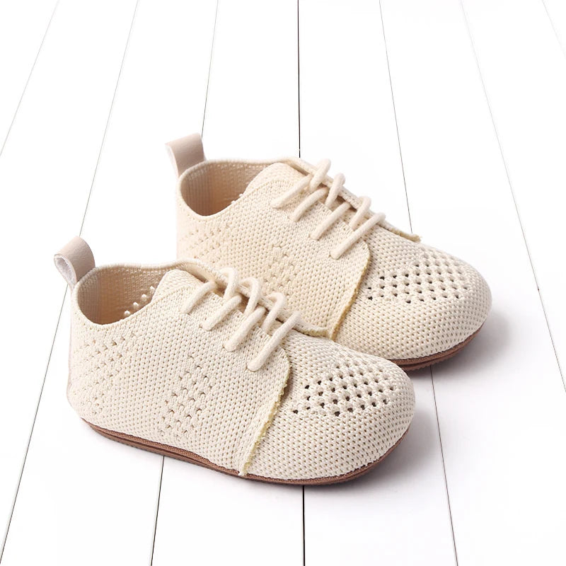 Girls' Headband Sandals 2025 New Summer Children's Bowknot Princess Single Shoes Girls' Baby Breathable Knitted Shoes F221