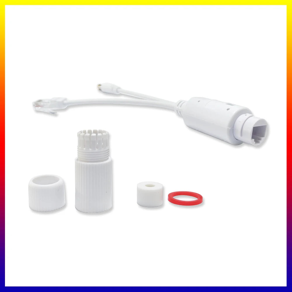 POE Spliter 48V to 12V Waterprrof Video And Power Adapter Cable Supply Module Injector Extender for IP Camera Splitter Net AP