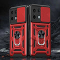 For Redmi Note13 Pro Plus Slide Camera Lens Protector Armor Case For Xiaomi Redmi Note 13 Pro 4G 5G Military Grade Bumpers Cover