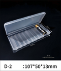 White Waterproof Hard Plastic Battery Box Multi-Slot Storage Case Portable Battery Storage Solution