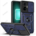 Capa For Realme GT Neo 5 Case Slide Camera Lens Protection Ring Stand Back Cover for Xiaomi Realme GT Neo 5 Armor Funda