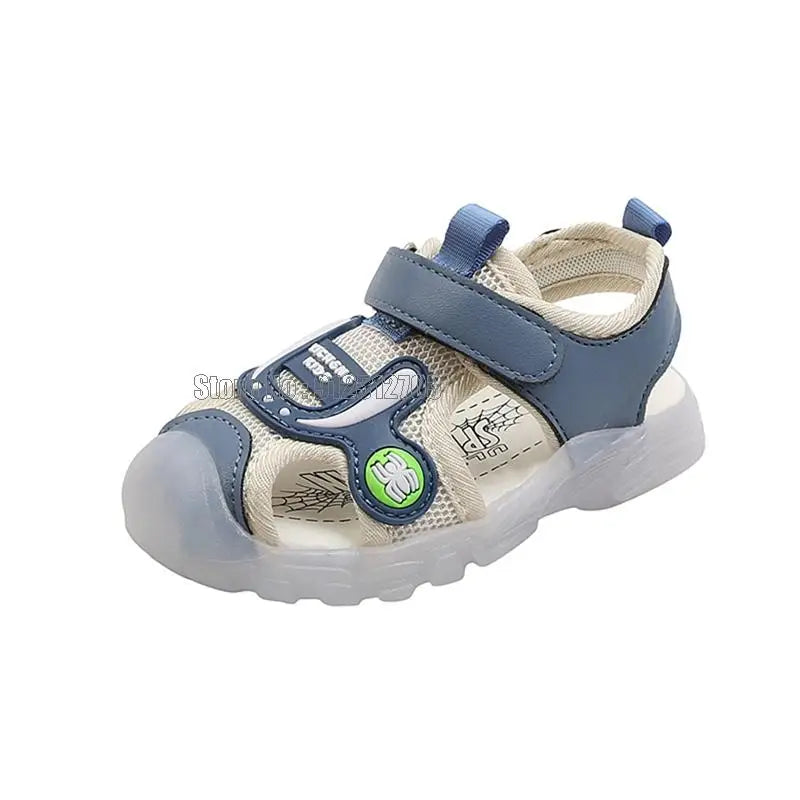 Children Led Glowing Sandals Girls Light Up Non-slip Luminous Boy Kids Fashion Casual Beach Shoes