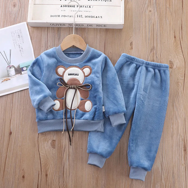 Children's Set 2025 New Spring and Autumn Boys' Korean Edition Denim Set Coat+T-shirt+Jeans Infant Fashion Three Piece Set 0-6Y