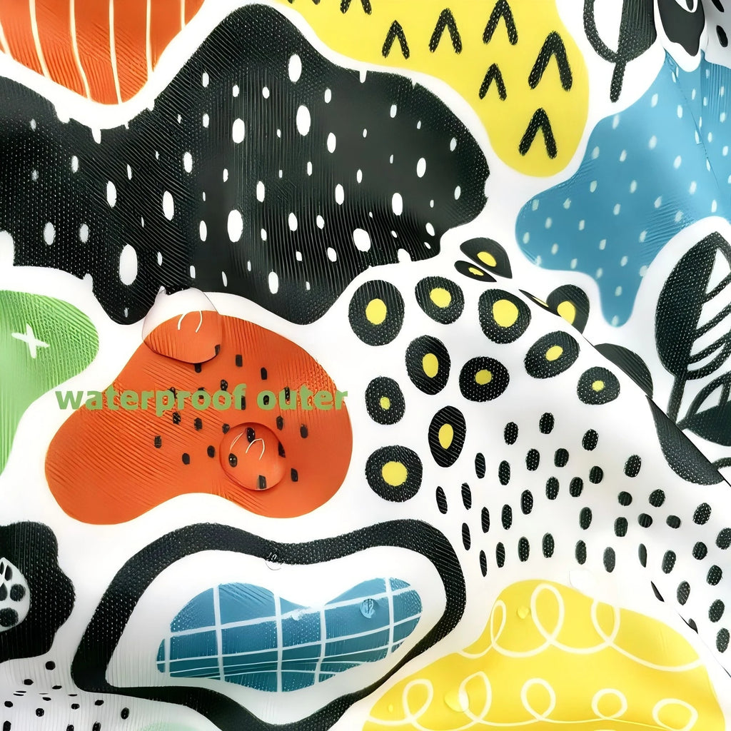 Washable Waterproof TPU Handmade Polyester Fabric Printed PUL Material for High Quality Cloth Diaper Menstrual Pads Diaper Bags