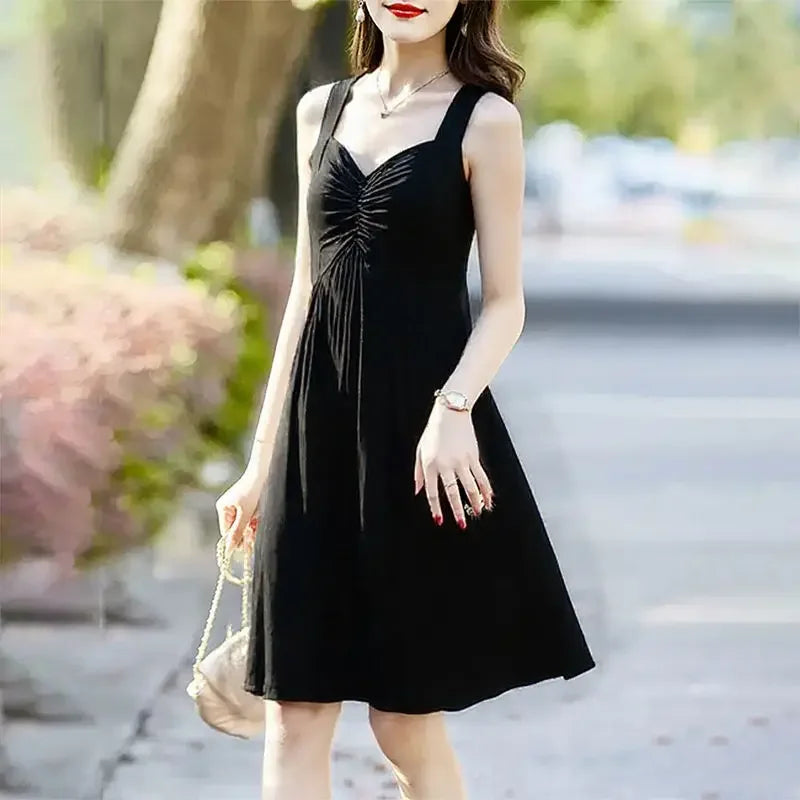 New Style Ladies Summer Simplicity Elegant Fashion Slim Trend Sexy Floral Retro A-line Skirt Fashion Camis Printing Elegant