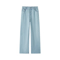 Semir Jeans Women Elastic Waist Long Trousers 2025 New Summer Version Cool Feeling Wide-leg Trousers
