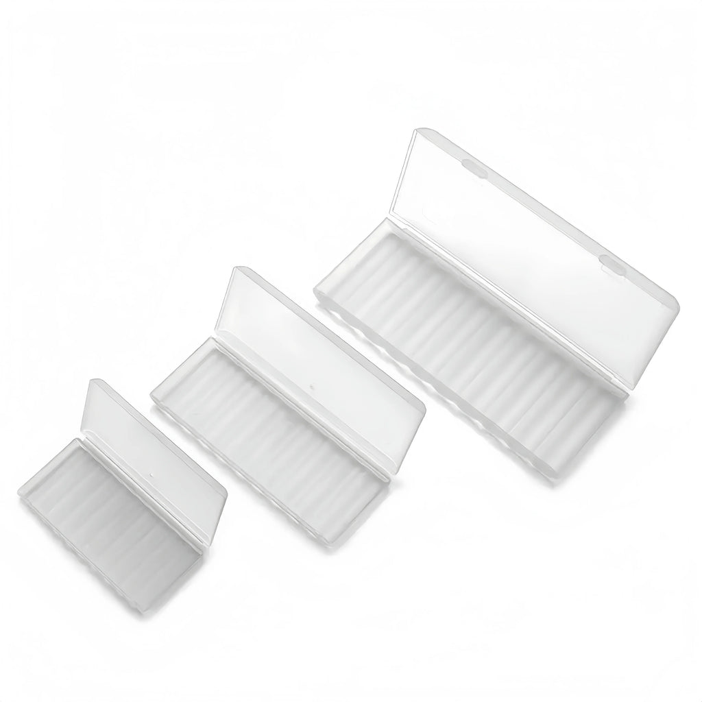 White Waterproof Hard Plastic Battery Box Multi-Slot Storage Case Portable Battery Storage Solution