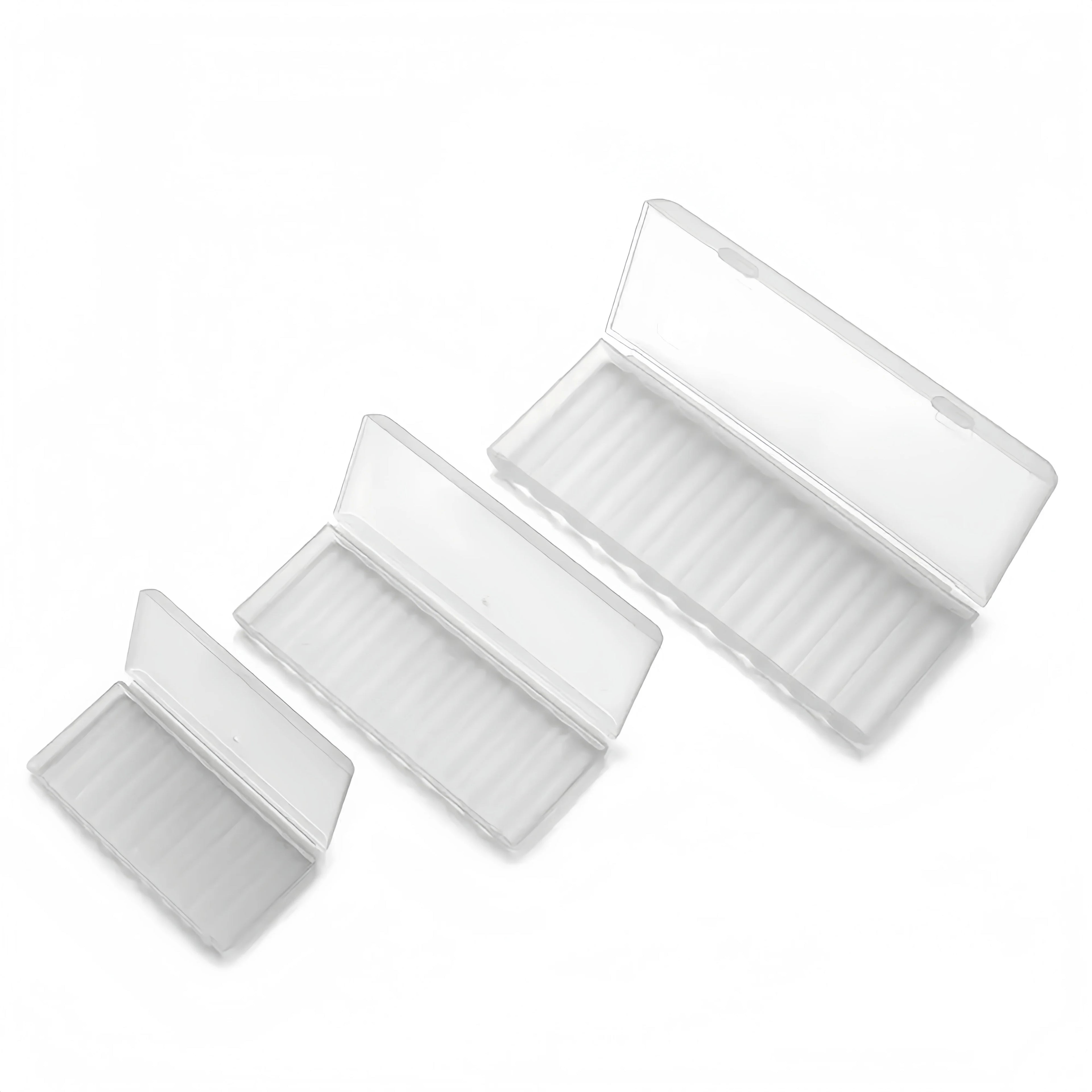 White Waterproof Hard Plastic Battery Box Multi-Slot Storage Case Portable Battery Storage Solution