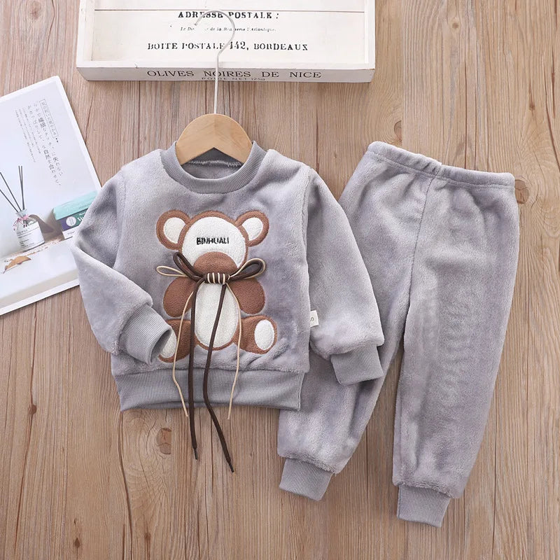 Children's Set 2025 New Spring and Autumn Boys' Korean Edition Denim Set Coat+T-shirt+Jeans Infant Fashion Three Piece Set 0-6Y