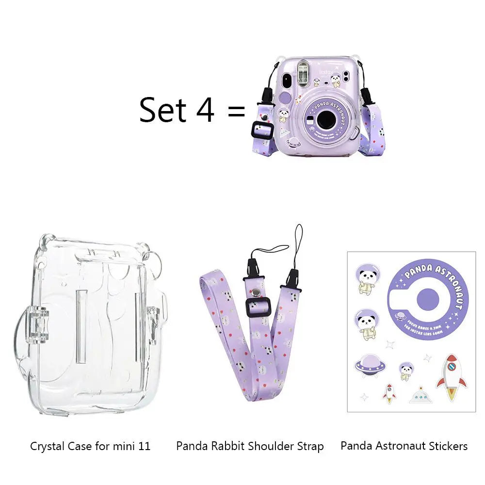 Shockproof Transparent Sticker Photo Bag Camera Cover Protective Shell Storage Case For Fujifilm Instax Mini 11
