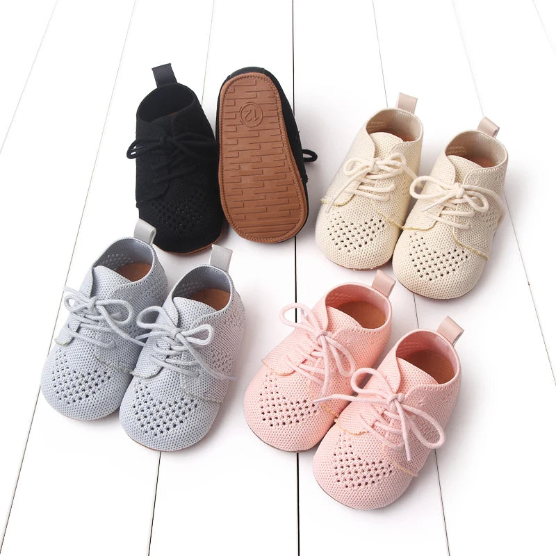 Girls' Headband Sandals 2025 New Summer Children's Bowknot Princess Single Shoes Girls' Baby Breathable Knitted Shoes F221