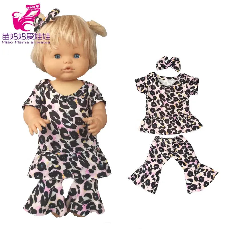 for 16" Nenuco Doll Winter Vest Coat Pants Hat Shoes Ropa Y Su Hermanita 40cm Baby Dolls Clothes Children Gift Toys Girl's Gifts