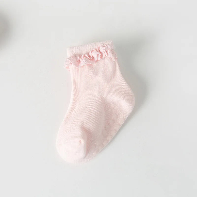 Lovely Infant Sock Cartoon Newborn Baby Socks Dispensing Glue Non-slip Cute Boys Girls Baby Socks Kids Sock Floor Socks