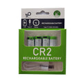 3.7V CR2 USB Recargable Batería, Pilas Recargables Tipo-C, para Cámara, Telémetro, Cerradura de Freno, Impresora SP-1