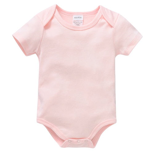 2 Pieces New Arrival Baby Girls Rompers 100% Cotton Soft Kids Bodysuit Newborn Blank Clothing Set