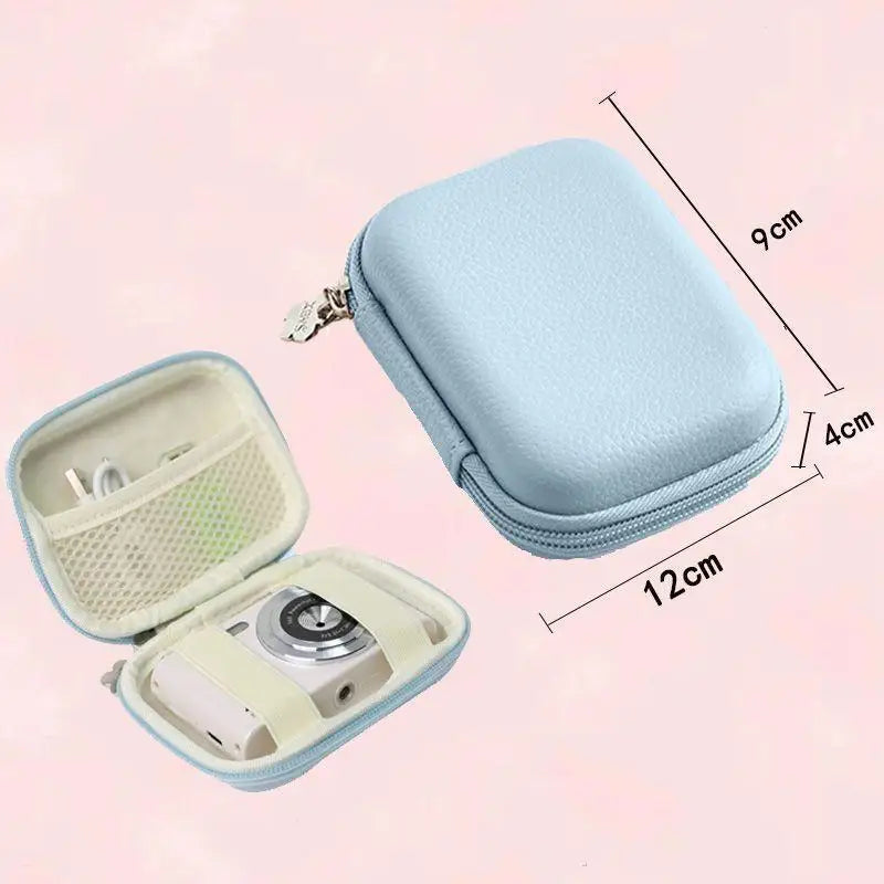 1Pcs Mini CCD Cameras Protective Case With Travel Cover Mesh Pocket Accessories SD Cards Digital Camera Bag