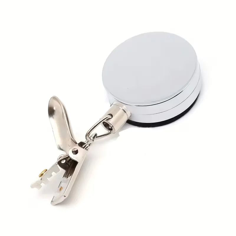 Automatic Retractable Towel rack, no punching self-adhesive wall hanging towel holder, automatic rebound with strong clip
