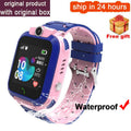 Children Smart Watch SOS Phone Watch Q12 Smartwatch Camera With Sim Card Waterproof IP67 Kids Gift For IOS Android