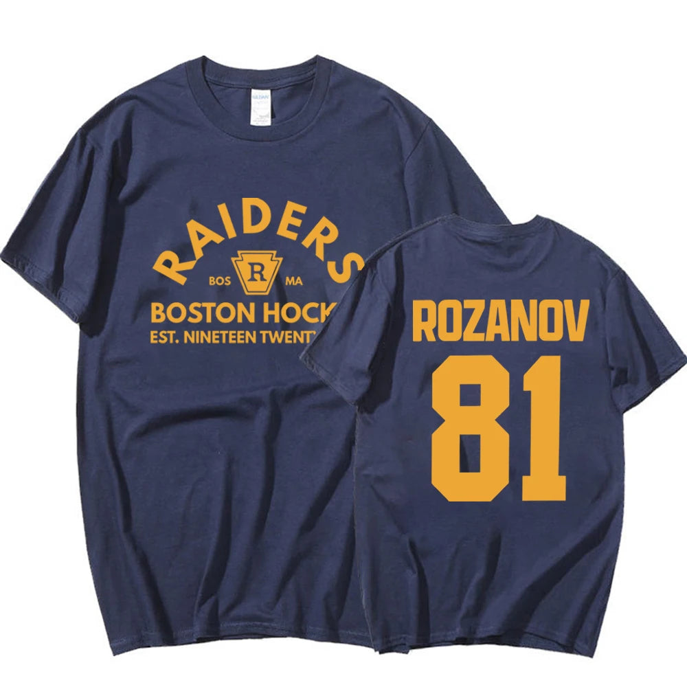 Ilya Rozanov 81-Boston Raiders Shirt Hudson Williams Connor Storrie T-shirt Heated Rivalry Tee Ilya Rozanov Shane Hollander Tops
