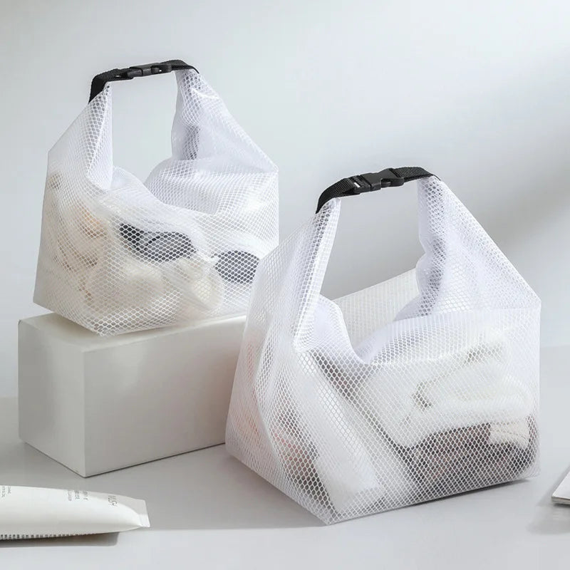 Handheld Portable Transparent Waterproof Toiletries Bag Multifunctional Travel Outdoor Swimming Fitness Storage Bag