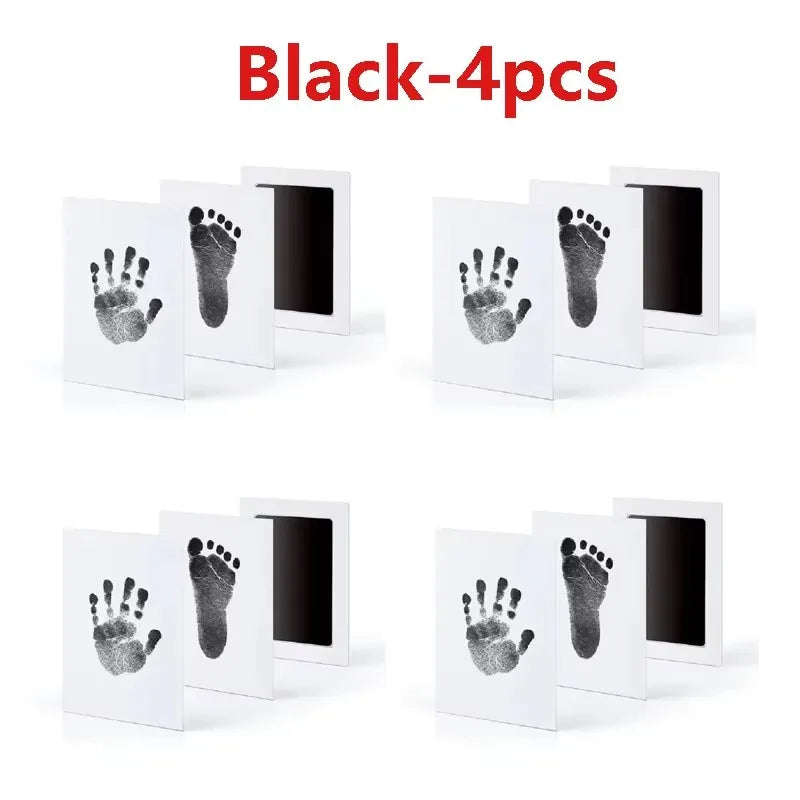 Environmental-friendly Baby Care Non-Toxic Baby Handprint Footprint Imprint Kit Baby Souvenirs Casting Newborn Footprint inkpad