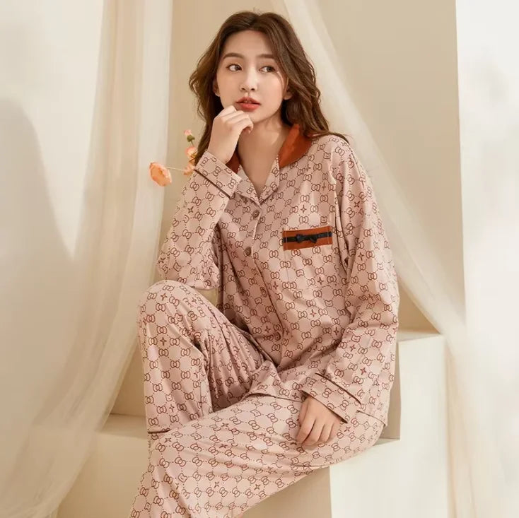 Breastfeeding Pajamas Breast Feeding Nightwear Maternity Nursing Pajama Sets Autumn Maternity Nursing Sleepwear Pregnancy Pyjama