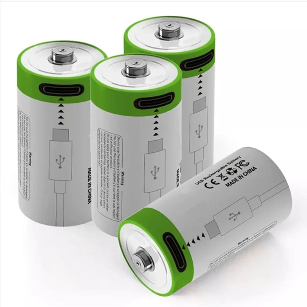 1pcs/lot New 3.7V cr2 300mAh rechargeable lithium battery USB rechargeable sensor battery type-c charging cable