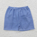 Wholesale Children Toddler Summer Seersucker Shorts Clothing Kids New Matching Baby Boy Girl Clothes