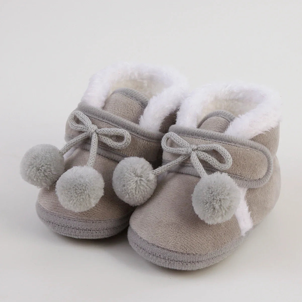 Winter Warm Newborn Booties Baby Socks Shoes Girl Cute Toddler Prewalkers Soft Anti-slip Infant Newborn Crib Crawl Boys Shoes