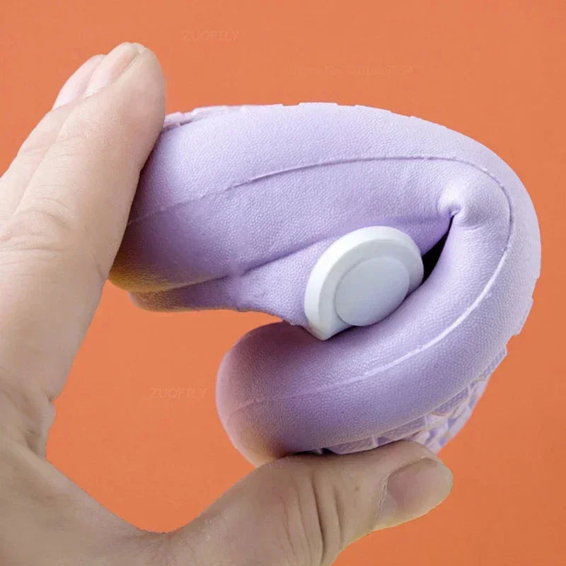 Summer New Baby Slippers Indoor Non-slip Soft Bottom Comfort Fashion Cute Children's Hole Shoes Boys Girls Kid Outdoors Sandals