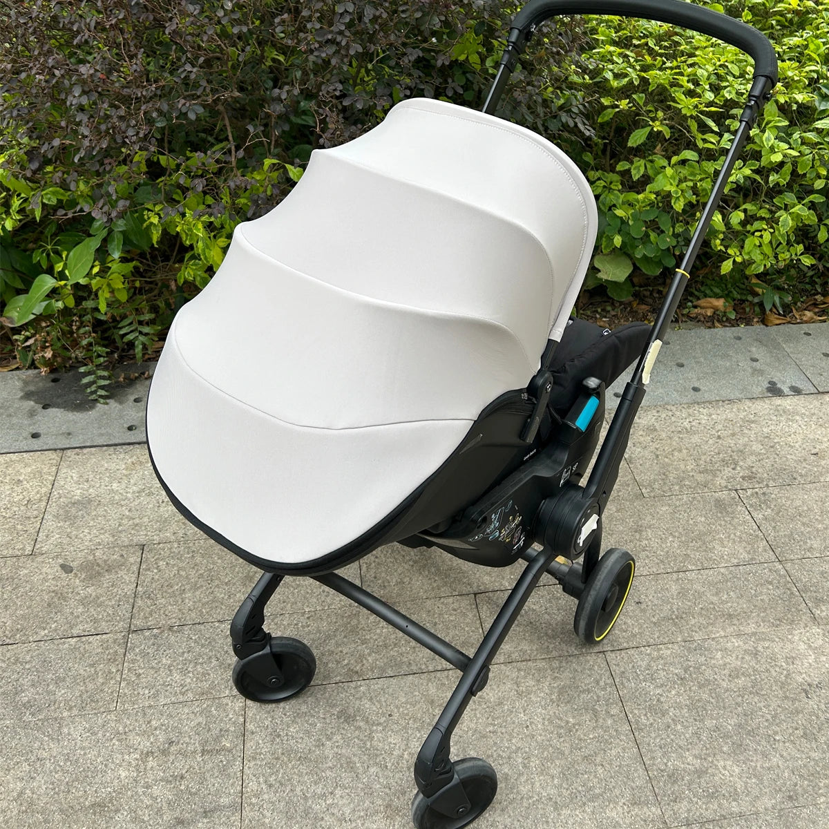 MomTan® Canopy Compatible Only with Doona X Car Seat & Stroller, 4-Section Extendable Shade, Breathable Fabric, Machine Washable