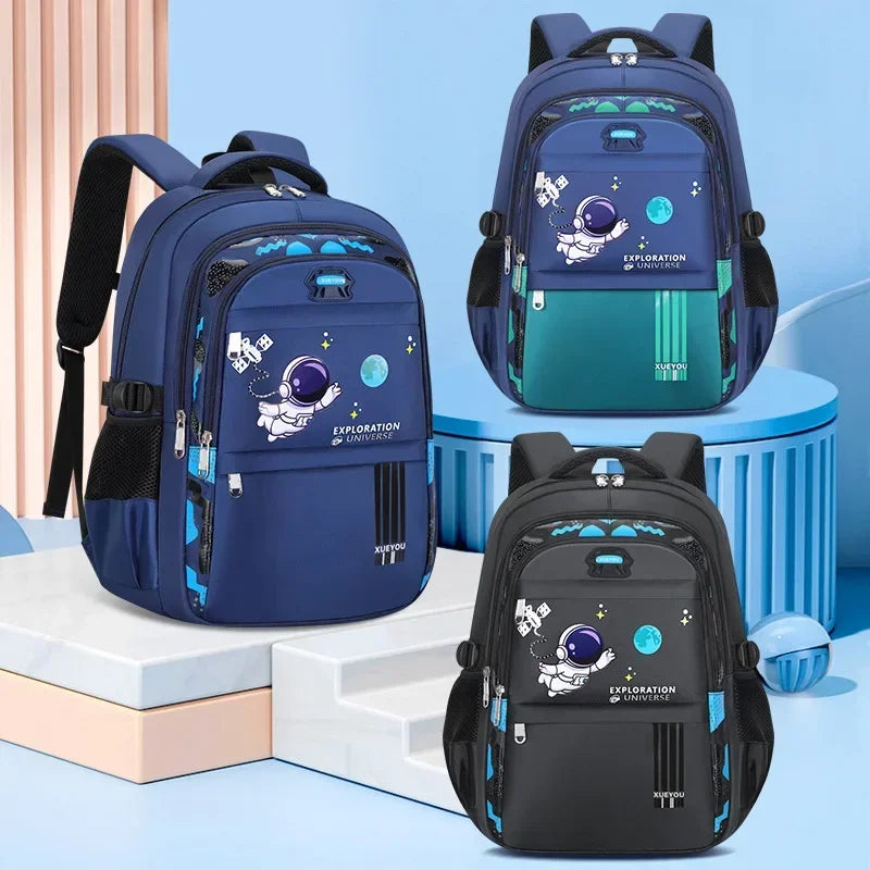 Kid Backpack 2-16Year Children School Bags for Boys Astronaut School Backpack Waterproof Primary Boy Book Bag Mochila Infantil