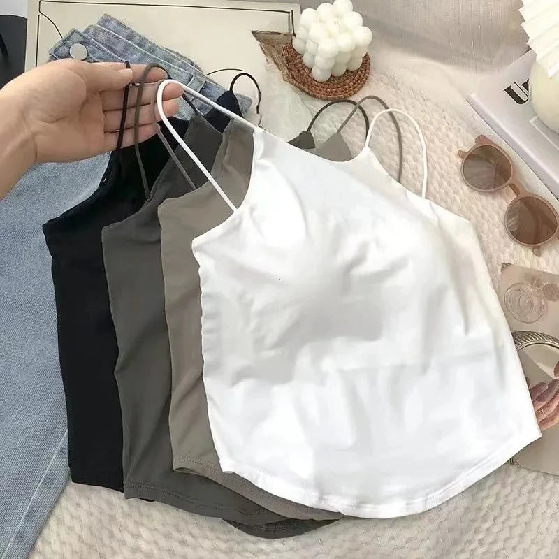 Sexy Beauty Back Wireless Tube Top Women Camisole  Wire-Free Tank Camis Crop Top Tee Seamless Women Clothing Summer