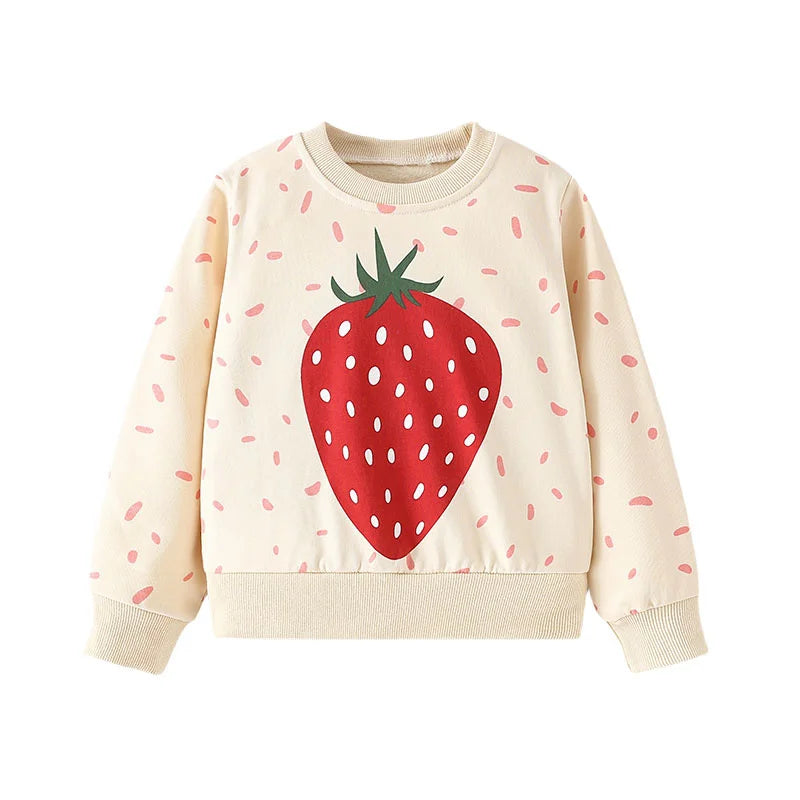 Jumping Meters Fashion Girls Sweatshirts Butterfly Toddler Kids Clothing Autumn Spring Sport Baby Hooded Shirts Clothes Shirts