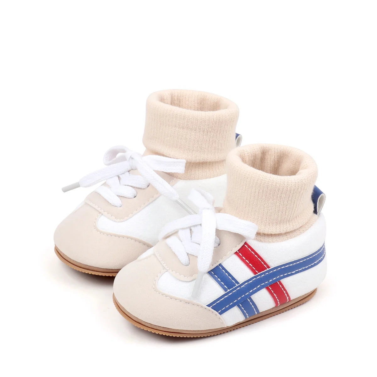 Baby Sock Shos Autumn and Winter Baby Girls Boys Ankle-covered Style 0-1 Year Old Anti Slip Fashion Design Newborn Infant Shoes