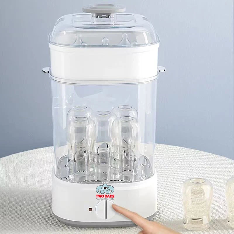 TWO DADS Baby Feeding Bottle Warmer & Sterilizers Food Milk Warmers Bottle Steam Sterilizer Electric