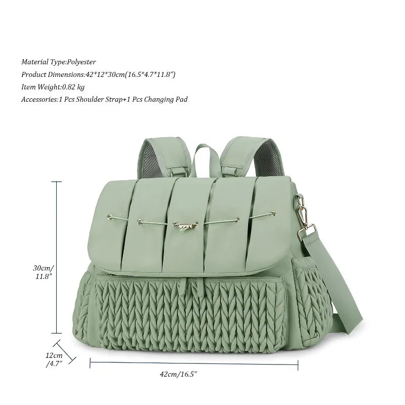Diaper Bag Large Capacity Diaper Stroller Bag Waterproof Mummy Maternity Nappy Travel Bag Baby Nursing Multifunction Tote Bag