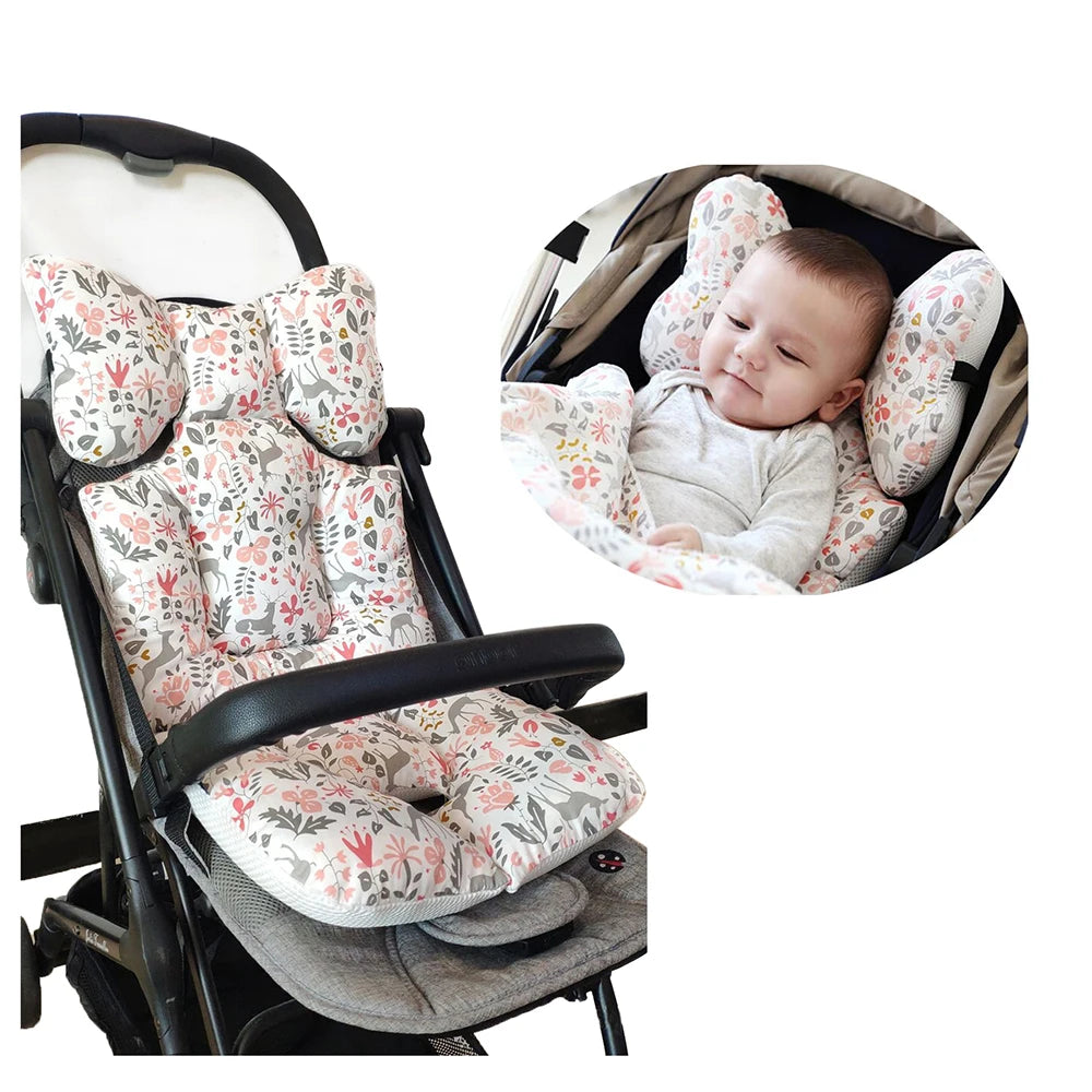 Baby Stroller Seat Pad Car Seat Insert Liner Cotton Cushion Universal for Baby Carriage Pram Cart Mattress Stroller Accessories