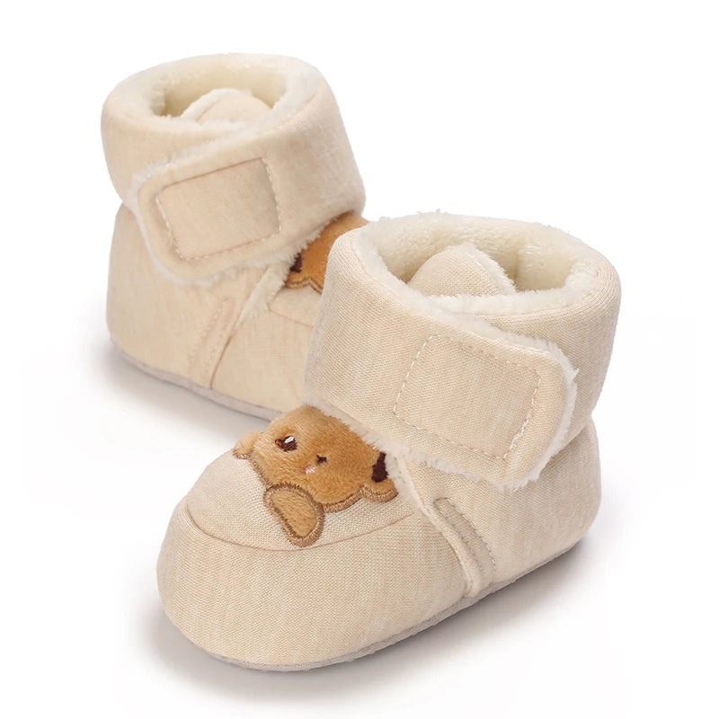 Baby Shoes Winter Thick Warm Cotton Shoes For Boys And Girls Baby Walking Shoes 0-1 Years Old