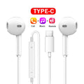 Headphones For Xiaomi 14 13 12 11 in-ear Earphones Redmi Note 10 9 8 7 Type C 3.5mm Wired Headset Phone Accessories