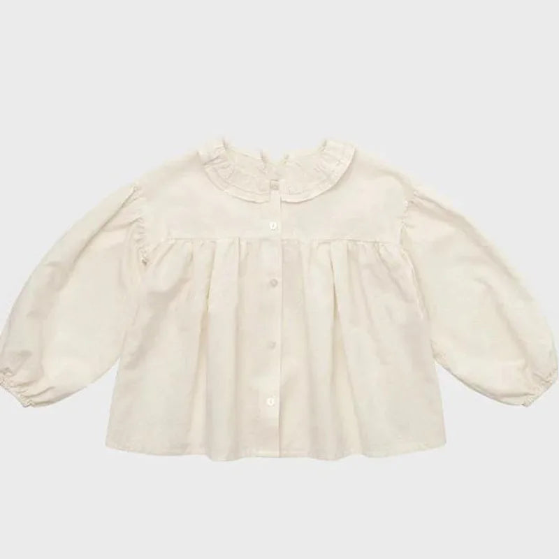 Lou 2025 Autumn Kids Blouse Top Warm Knit Sweaters Cardigan Winter Down Coat Outwear Floral Girl Casual Pant Clothing