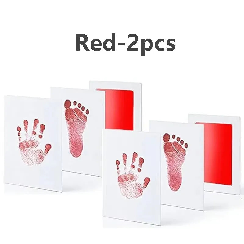 Environmental-friendly Baby Care Non-Toxic Baby Handprint Footprint Imprint Kit Baby Souvenirs Casting Newborn Footprint inkpad