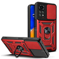Slide Camera Lens Protector Armor Case For Xiaomi Redmi Note 13 12 11 Pro Plus 11s 12s Military Grade Bumpers Ring Cover