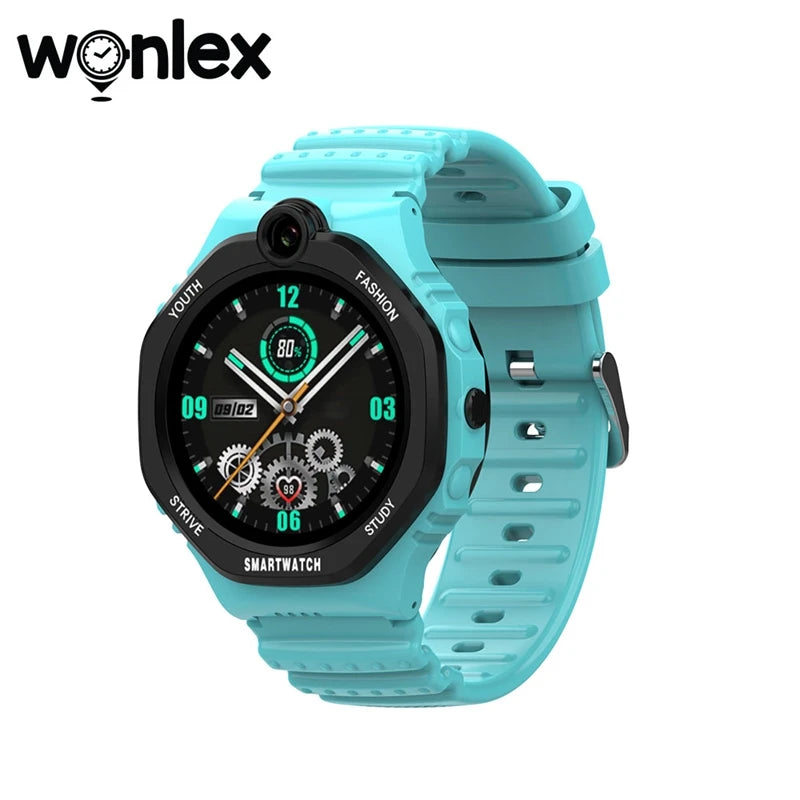 Wonlex 4G Smart Watch Kids Video Call GPS WiFi Location SOS Alert Camera Tracker Monitor Store APP KT26S Children Smart Watch