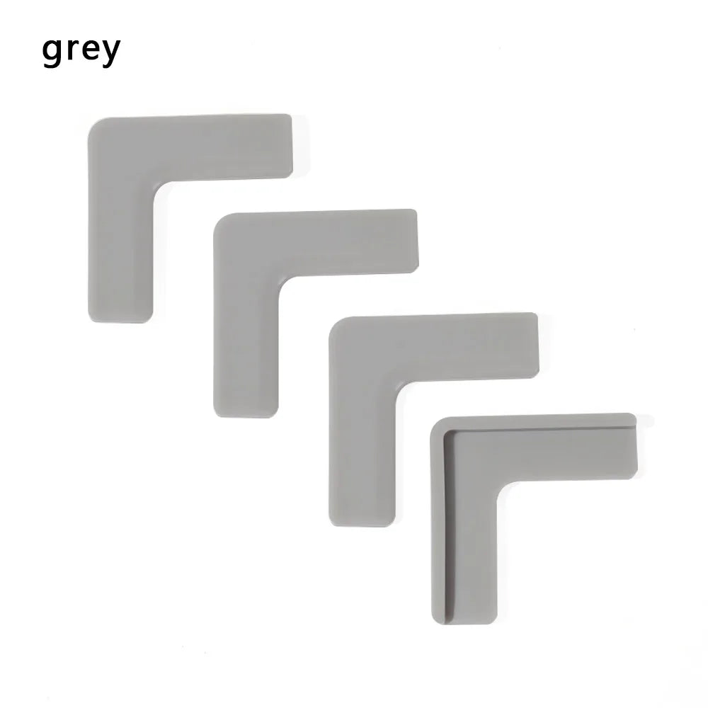 4pcs Silicone Safety Window Head Protection Corner Edge Corner Protection Sleeve Aluminum Steel Child Window Anti-collision