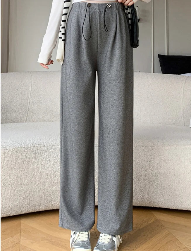 M-4XL Pregnant Women Cotton Fleece Radish Pants Autumn Ankle-length Maternity Corduroy Trousers High Waist Pregnancy Sweatpants