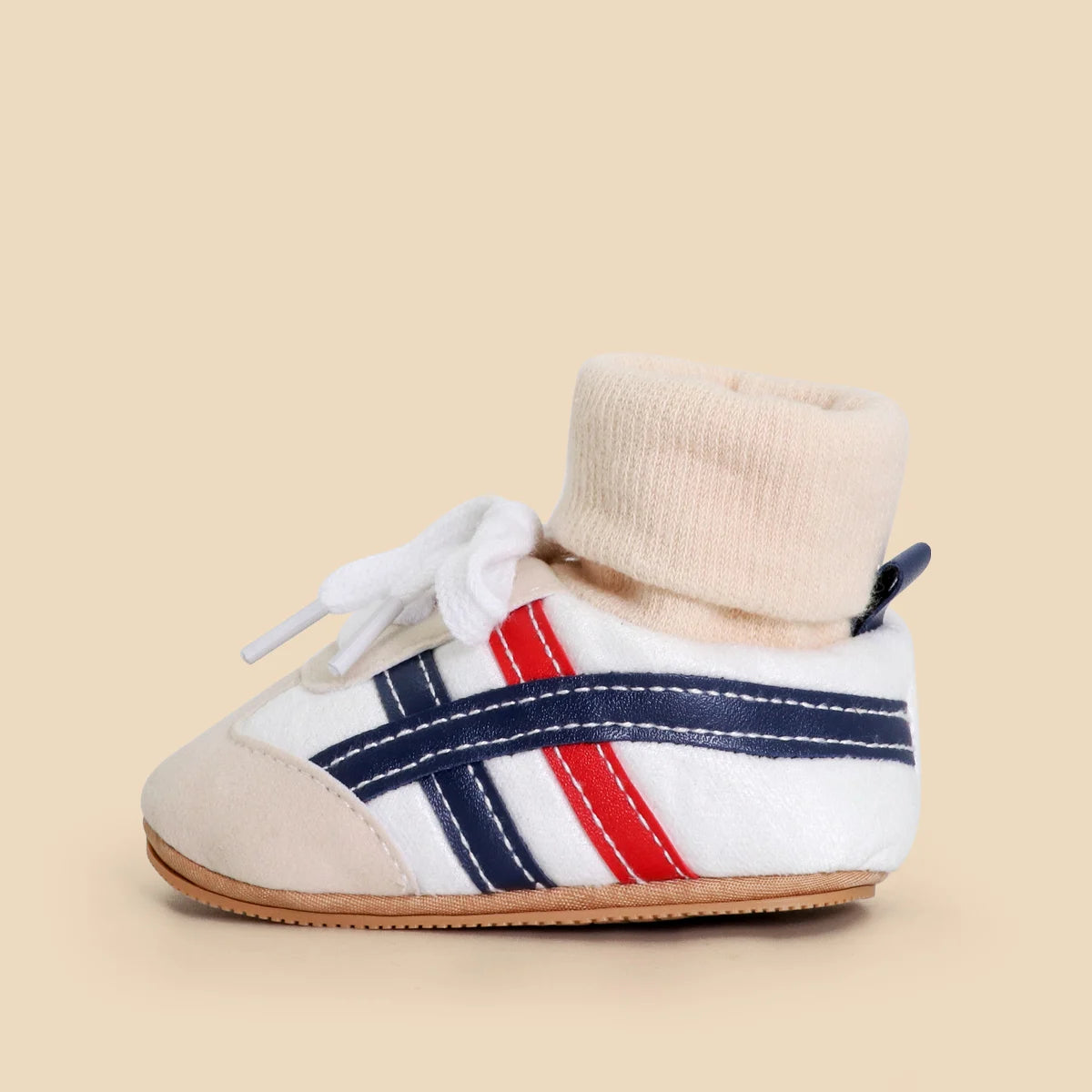 Baby Sock Shos Autumn and Winter Baby Girls Boys Ankle-covered Style 0-1 Year Old Anti Slip Fashion Design Newborn Infant Shoes
