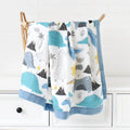 6 Layers Muslin Swaddle Baby Blankets Newborn Cotton Baby Blanket Bath Quilt Solid Newborn Swaddle Baby Boy Girl Blanket