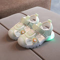 2‌025 LED Light Up Toddler Shoes | Cartoon Cowboy Sandals & Slippers with Soft Sole, Unisex Kids Summer Footwear